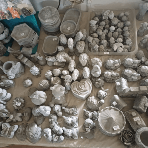 paint it yourself cement decor items