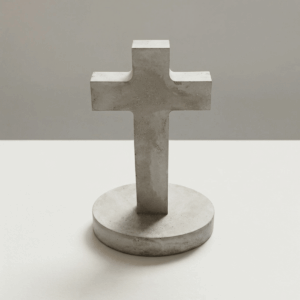 house0048 cement cross diy painting